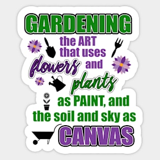 Garden Quotes Sticker